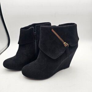 Rieker Antistress Suede Ankle Boots – Size 8 – Black